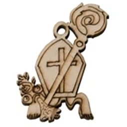 APPLICAZIONE LEGNO H4CM  CRESIMA 12PZ
