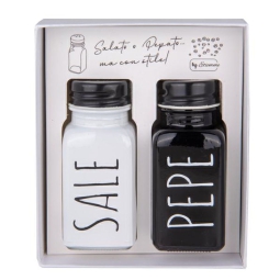 SET SALE E PEPE H9CM BIANCO E NERO