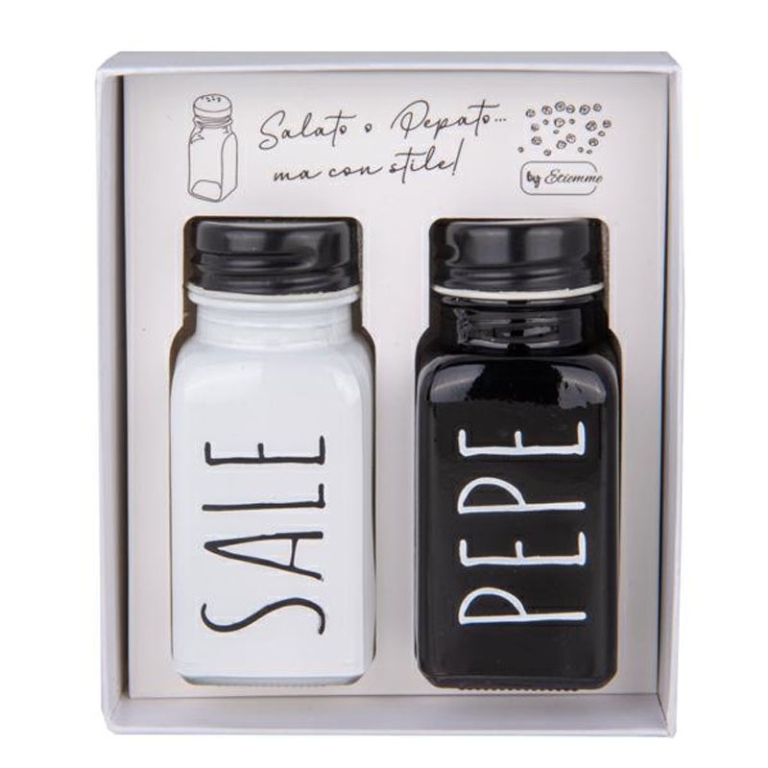 SET SALE E PEPE H9CM BIANCO E NERO