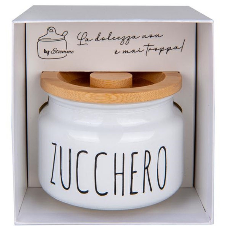 ZUCCHERIERA D10H7CM BIANCA