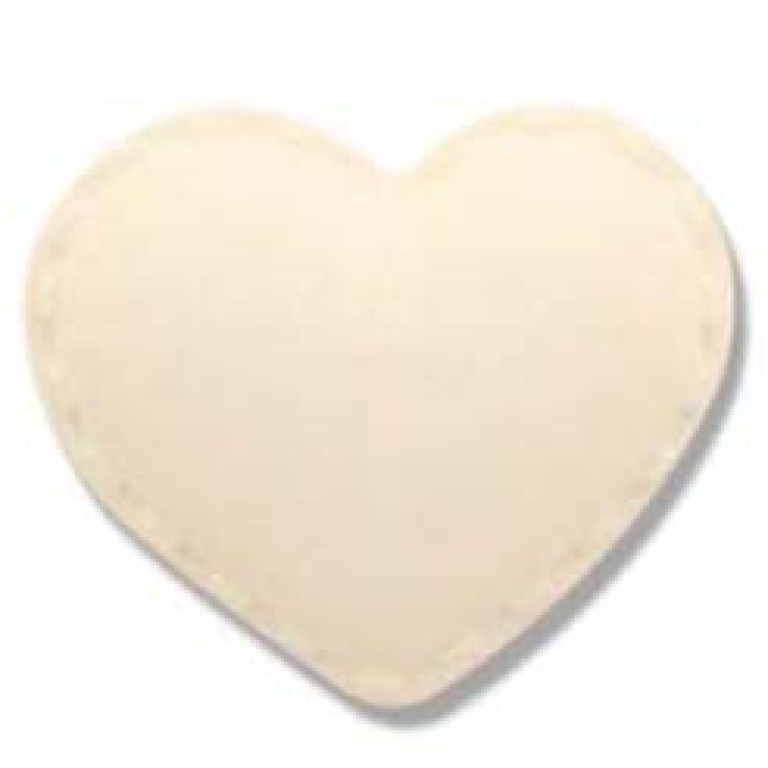 CUORE GESSO 12PZ H3CM    APPLICAZIONE