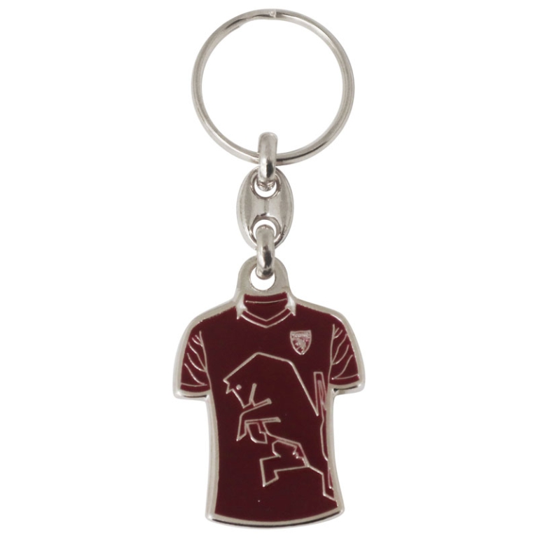 PORTACHIAVI DORATO IN METALLO MAGLIETTA TORINO