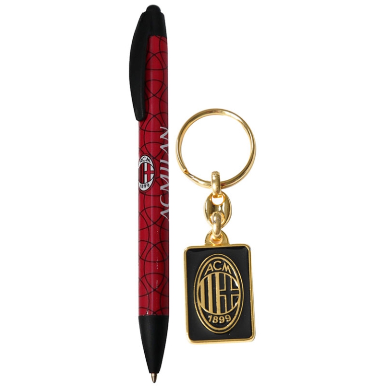 SET PORTACHIAVI+ PENNA   MILAN 2