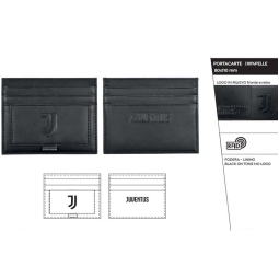 PORTACARTE IN PELLE 80X110MM JUVENTUS