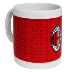 TAZZA MUG IN CERAMICA ROSSA MILAN