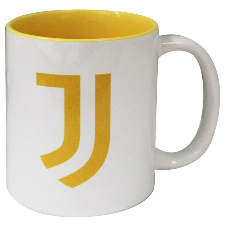 TAZZA MUG IN CERAMICA CON INTERNO GIALLO JUVENTUS