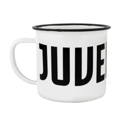 TAZZA MUG IN METALLO SMALTATO JUVE