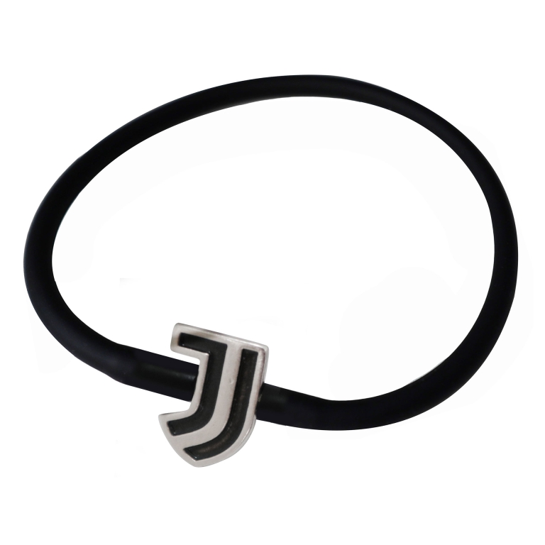 BRACCIALETTO IN SILICONE CON LOGO JUVENTUS