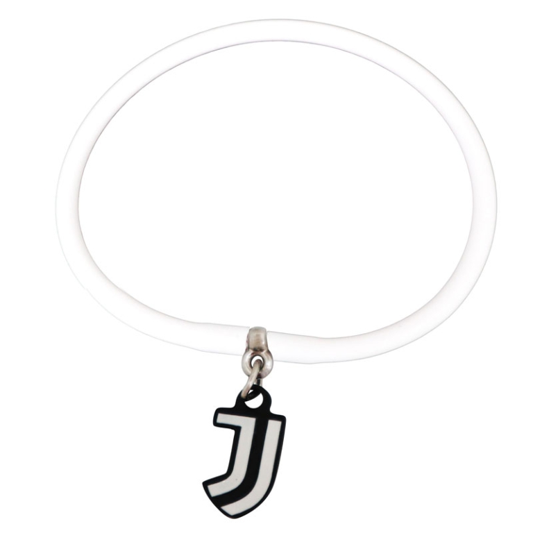 BRACCIALETTO IN SILICONE CON LOGO JUVENTUS