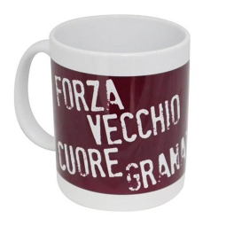 TAZZA MUG IN CERAMICA CUORE GRANATA