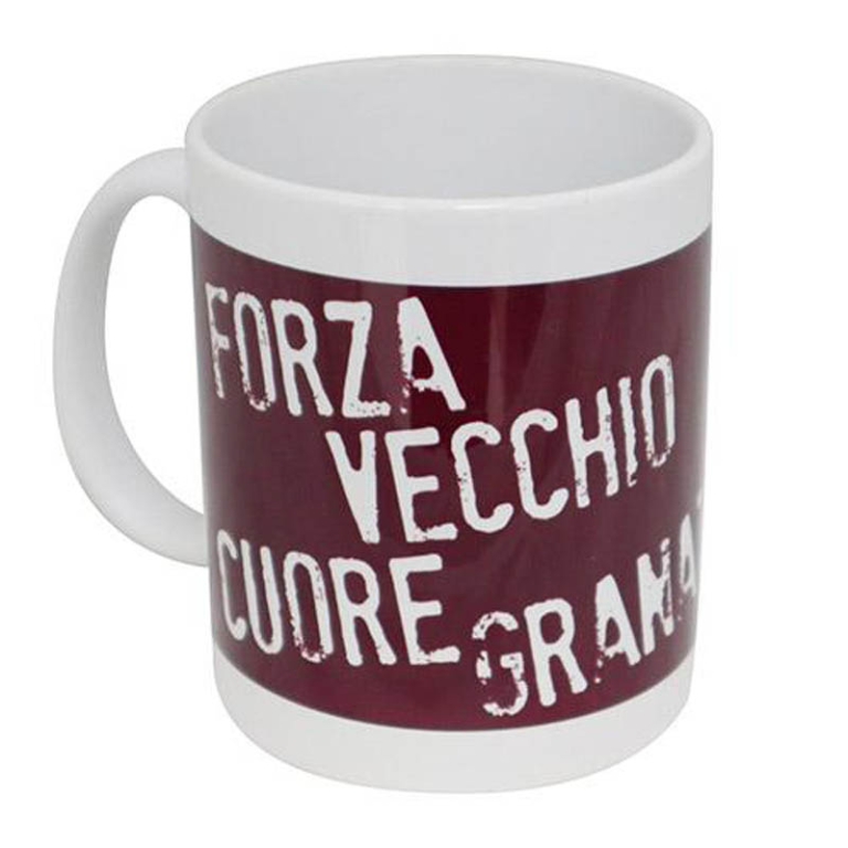 TAZZA MUG IN CERAMICA CUORE GRANATA