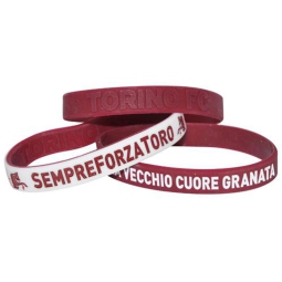BRACCIALETTI IN SILICONE 3PZ TORINO