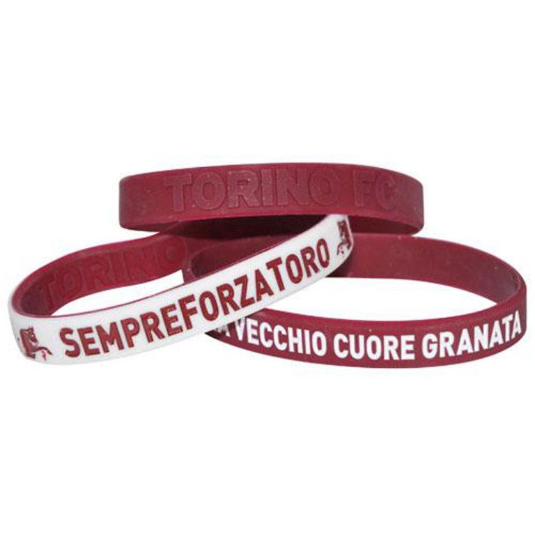 BRACCIALETTI IN SILICONE 3PZ TORINO