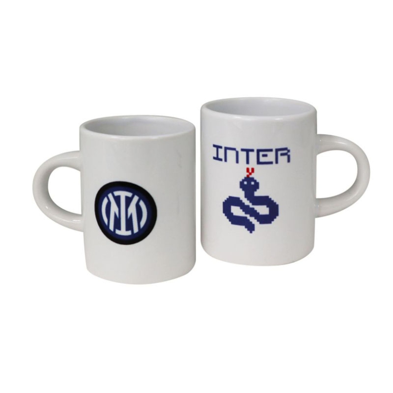 SET 2 TAZZINE DA CAFFE' IN CERAMICA INTER