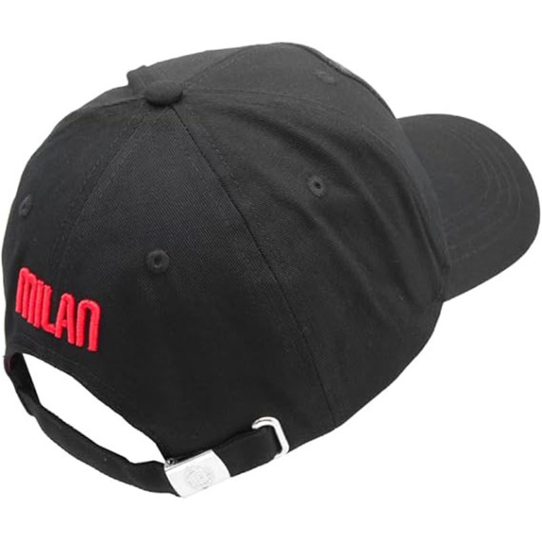 CAPPELLO DA BASEBALL MILAN CON PATCH IN PELLE 2