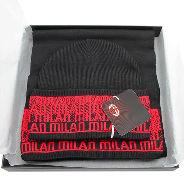 SET CAPPELLO + SCIARPA MILAN 2