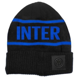 CAPPELLO SKIPPER CON PATCH IN PELLE INTER