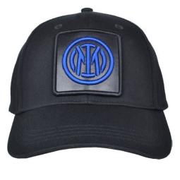 CAPPELLO DA BASEBALL INTER CON PATCH IN PELLE
