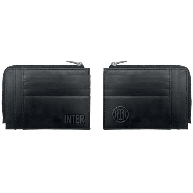 PORTAFOGLIO PORTACARTE IN PELLE 130X90MM INTER
