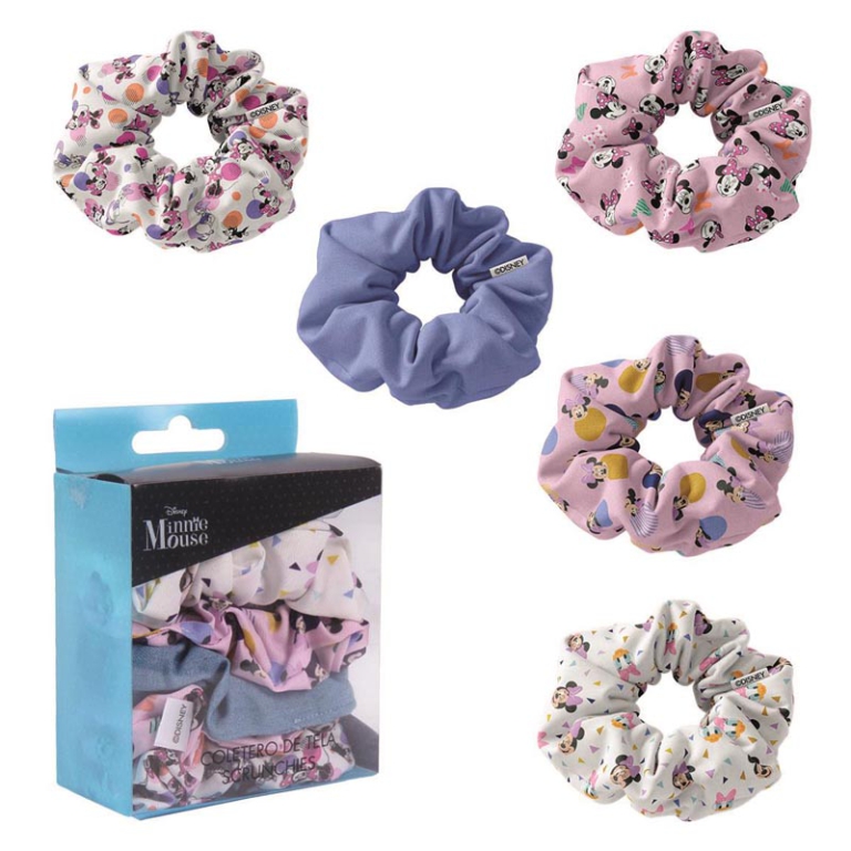 ELASTICO PER CAPELLI SCRUNCHIES 5PZ MINNIE