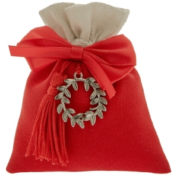 SACCHETTO ALLORO LAUREA  10X12CM 12PZ C/DECORO