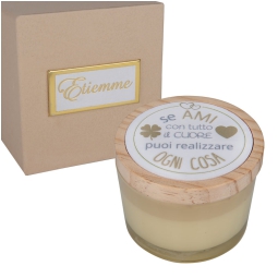 CANDELA PROFUMATA D7H6CM CUORE