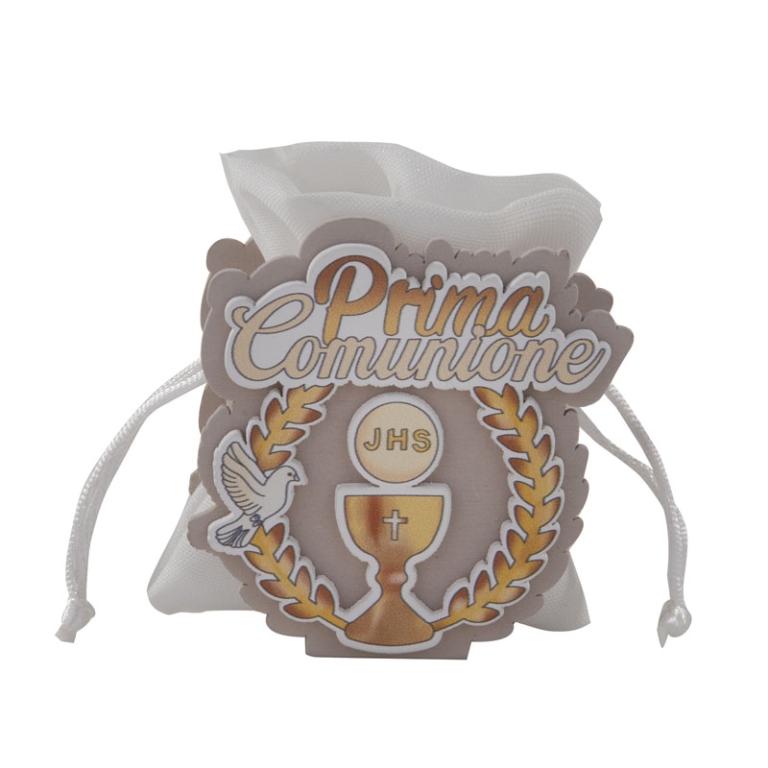 PORTACONFETTI COMUNIONE  8CM 6PZ