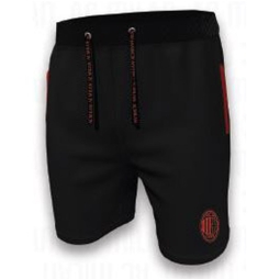 PANTALONCINO ADULTO NERO FRENCH TERRY TG.XXL MILAN
