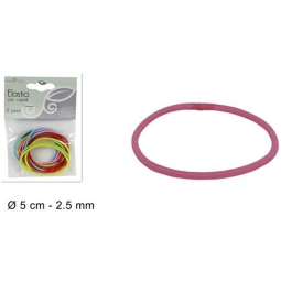 ELASTICI PER CAPELLI 12PZ COLORATI