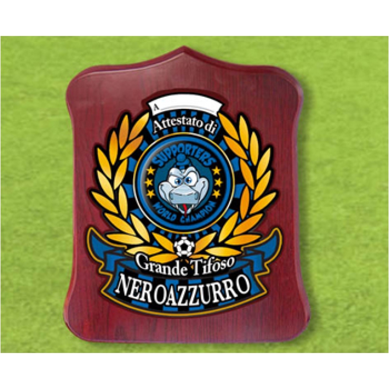 GAGLIARDETTO 13X18       NEROAZZURRO