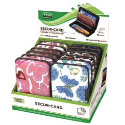 PORTACARD SCUDOCARD 12PZ ALLUMINIO FANTASIA EXPO