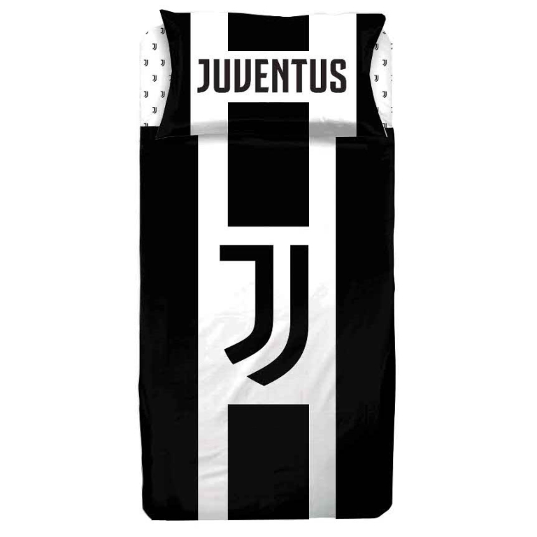 COMPLETO LETTO 1 PIAZZA IN COTONE JUVENTUS