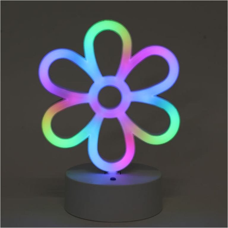 LUCE A FORMA DI FIORE    14X10CM 2