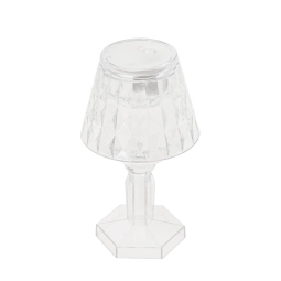 PORTACONFETTI LAMPADA CON LED D7H12CM 6PZ