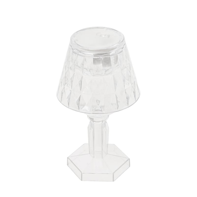 PORTACONFETTI LAMPADA CON LED D7H12CM 6PZ