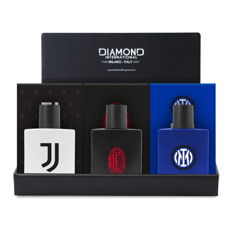 EXPO PROFUMI SQUADRE CON TESTER 100ML 9PZ