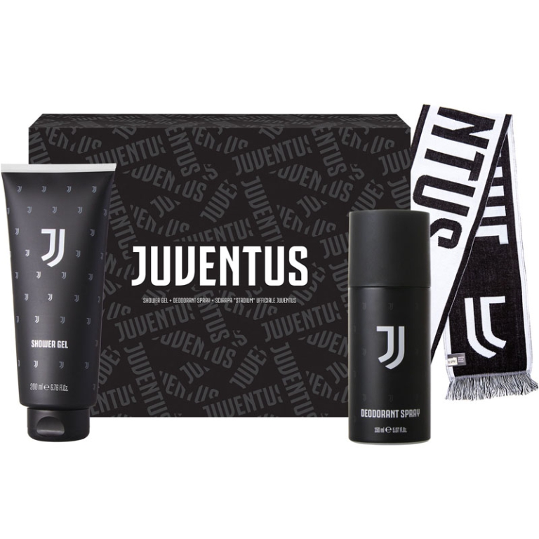 CONFEZIONE DEODORANTE+GEL DOCCIA+SCIARPA JUVENTUS