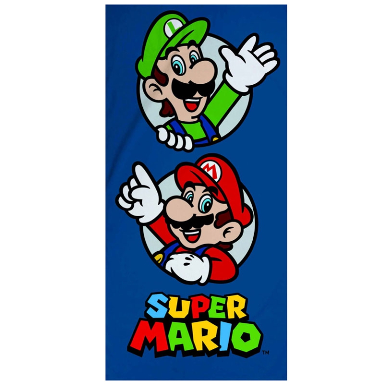 TELO MARE IN COTONE 70X140CM SUPER MARIO