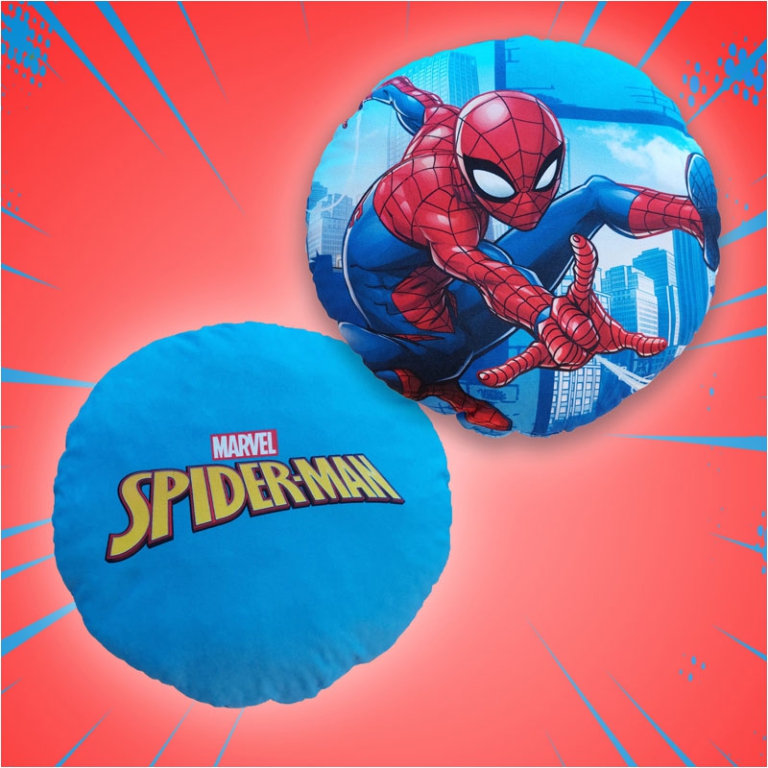 CUSCINO TONDO SPIDERMAN D38CM