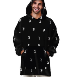 PONCHO CON MANICHE JUVENTUS