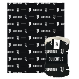 PLAID AGNELLATO CON BANDIROOL 130X160CM JUVENTUS