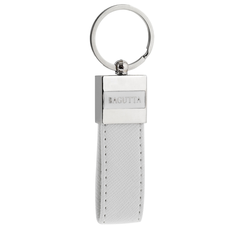 PORTACHIAVI PELLE USB 8G 10CM BIANCO