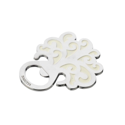APRIBOTTIGLIA 6X8CM BIANCO ALBERO VITA