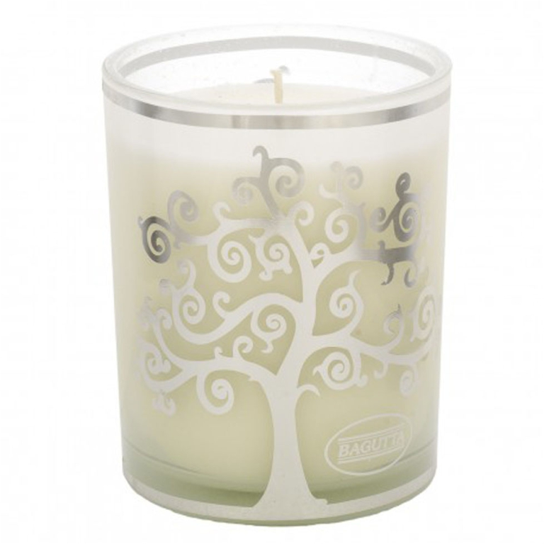 CANDELA 500GR BICCHIERE  ALBERO VITA