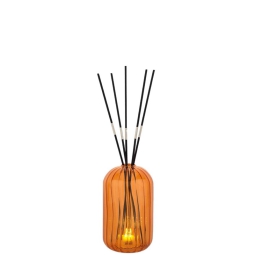 VASO PROFUMATORE LUCE LED 8,5X14CM ARANCIONE