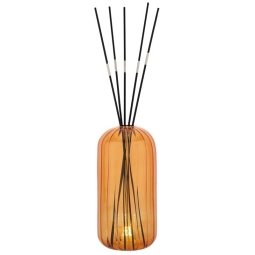 VASO PROFUMATORE LUCE LED 10X20CM ARANCIONE