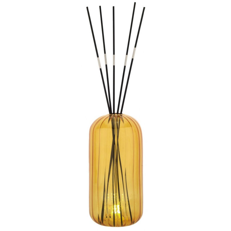 VASO PROFUMATORE LUCE LED 10X20CM SENAPE