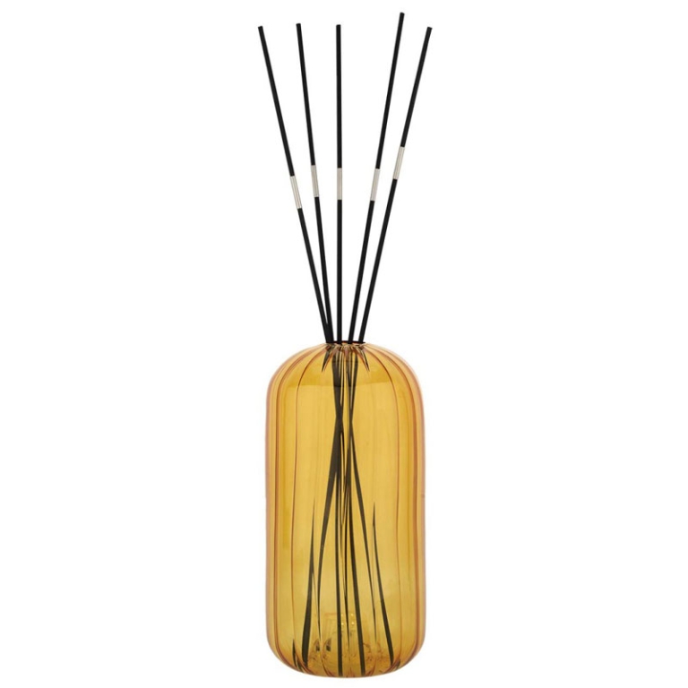 VASO PROFUMATORE LUCE LED 10X20CM SENAPE 2