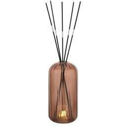 VASO PROFUMATORE LUCE LED 10X20CM TORTORA