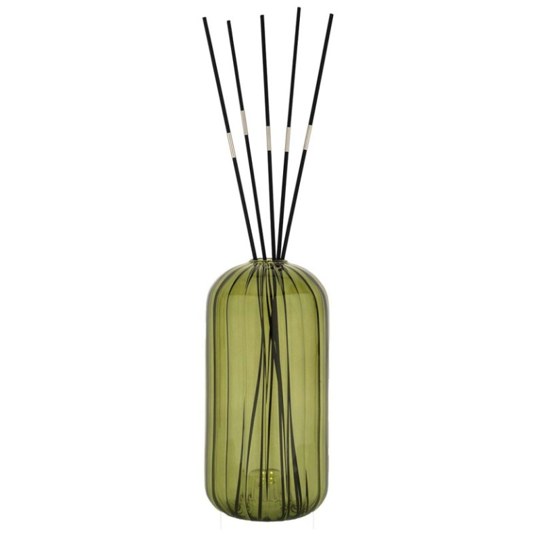 VASO PROFUMATORE LUCE LED 10X20CM SMERALDO 2